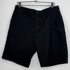 Tommy Bahama Black Flat Front Men Shorts